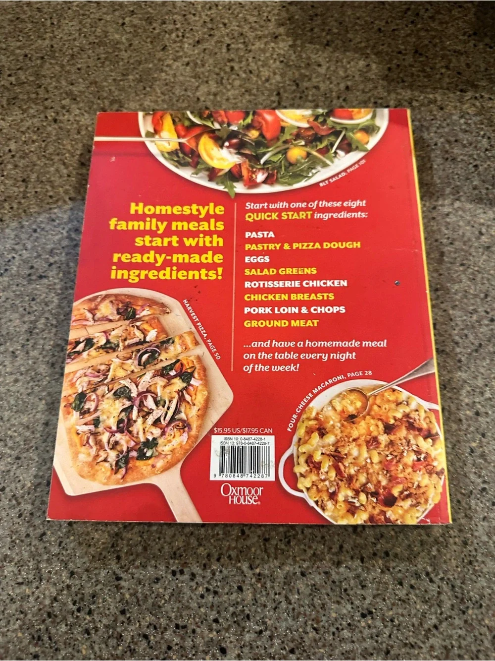 Southern Living Quick Start Homemade Cookbook - Red